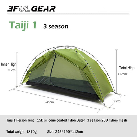 Image of 3F UL Gear Taiji 1 Tent