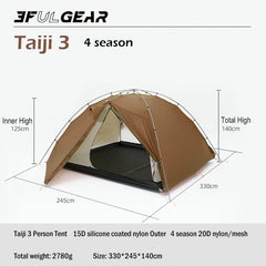 3F UL Gear Taiji 3 Tent