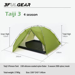 3F UL Gear Taiji 3 Tent