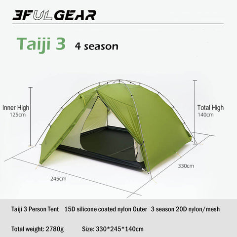 Image of 3F UL Gear Taiji 3 Tent