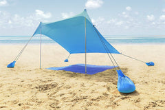 Abri solaire portatif pour plage - 7,6' x 7,2'