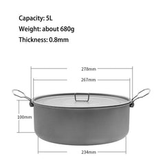 Kapila Titanium 5/7L Pan