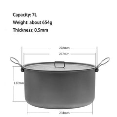 Kapila Titanium 5/7L Pan