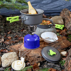 Camping Cookware Mess Kit -Pots and Pans Set DS200