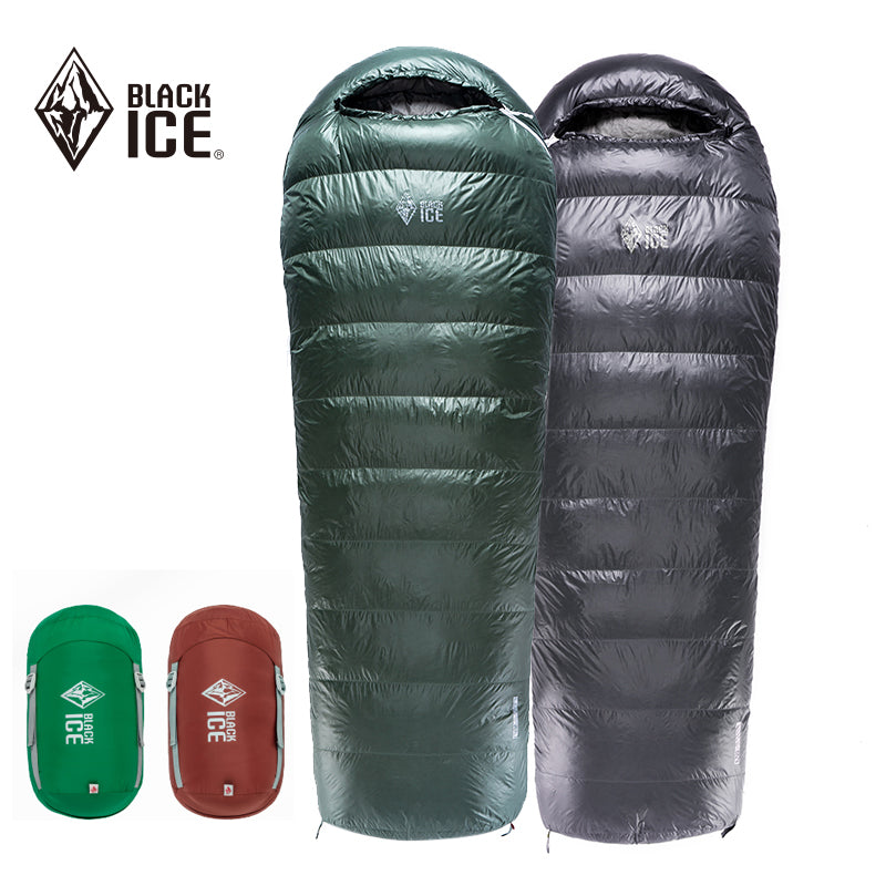 Black ice E Series Envelope Goose Down Sleeping Bag