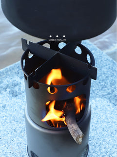 Titanium Portable Firewood Stove Set