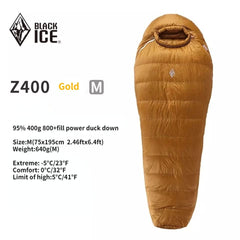 Black ice Z Series Mummy Sleeping Bag