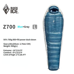 Black ice Z Series Mummy Sleeping Bag